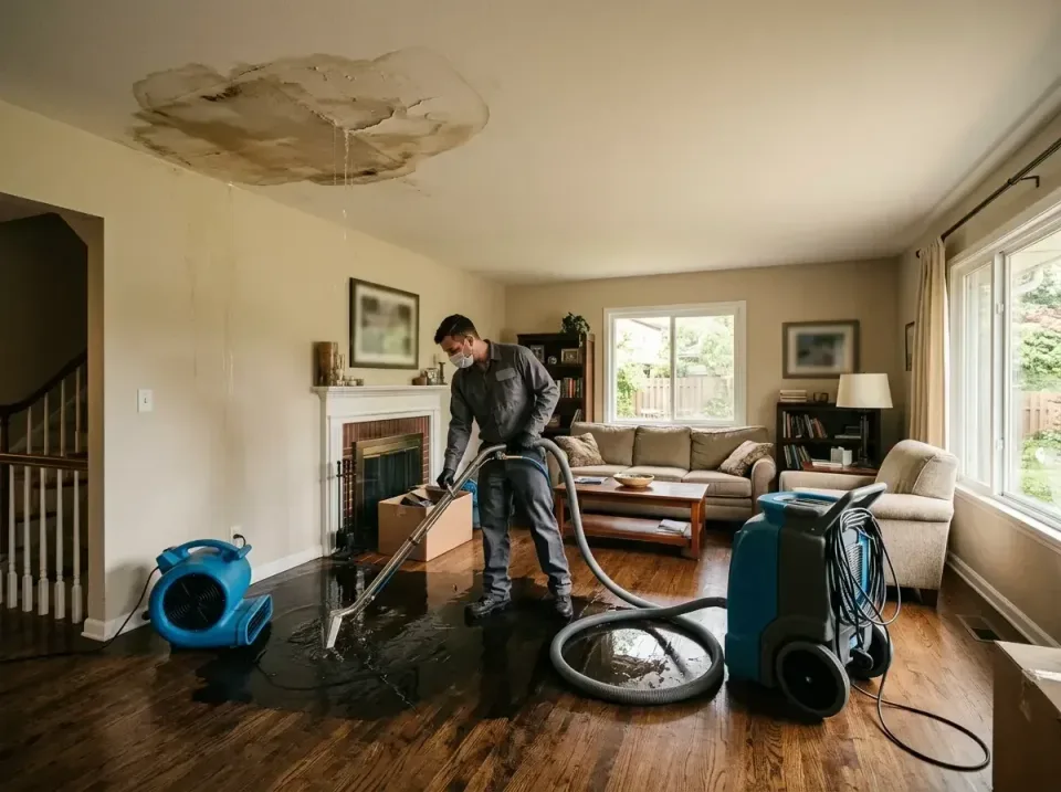 attic-pipe-burst-ceiling-drip-008 — frequently asked questions, Water Damage Restoration & Carpet Care in Little Rock, AR